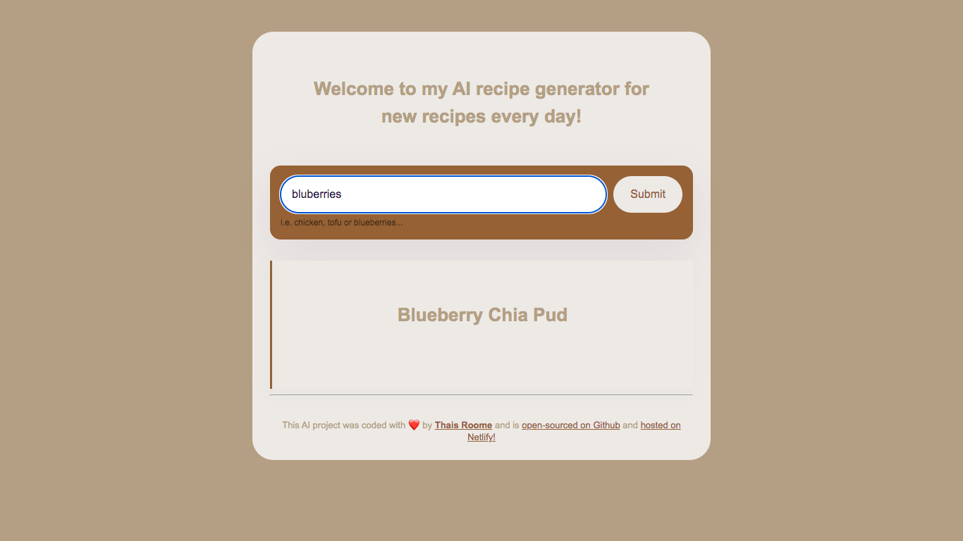 AI generator preview